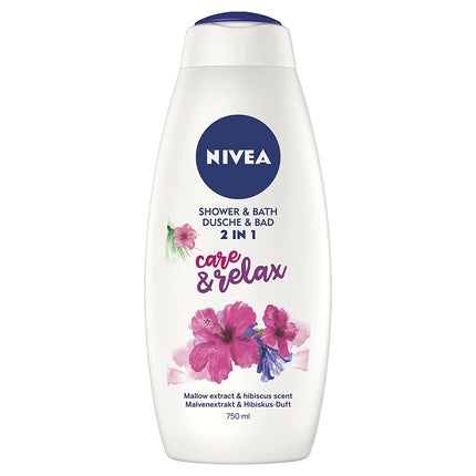 Gel de duș Nivea 2in1 Care & Relax, 750ml
