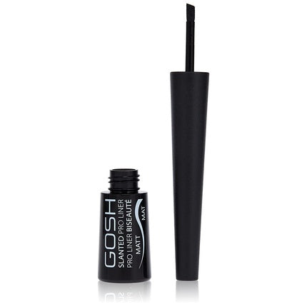 Eyeliner, Gosh, Slanted Pro Liner, negru mat, 3ml