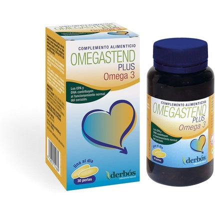 Nutricosmetice Derbos Omegastend Plus, 30 capsule, Omega 3