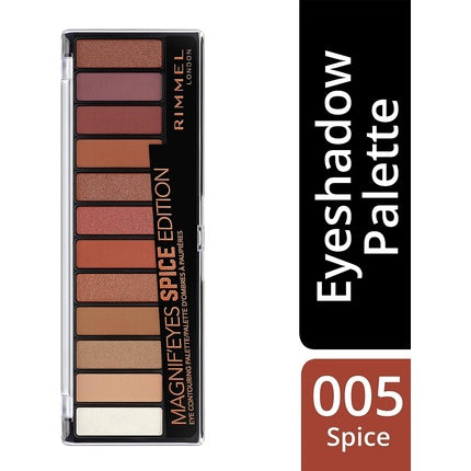 Paletă fard de pleoape, Rimmel, Magnif Eyes, Pink Spice Edition