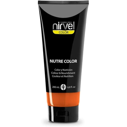 Masca coloranta temporara pentru par, Nirvel, NUTRE COLOR, negru, 200ml