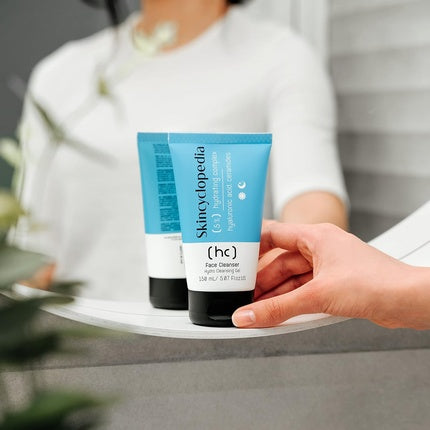 Gel Curățare Față, Skincyclopedia, 5% Acid Hialuronic, 150ml, Albastru