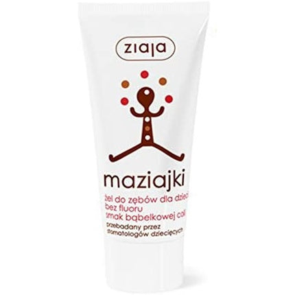 Gel de dinți pentru copii, Ziaja, fără fluor, 50ml