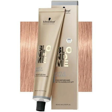 Cremă decolorantă, Schwarzkopf BlondMe Color Lift & Blend Ice-Irise, 60ml