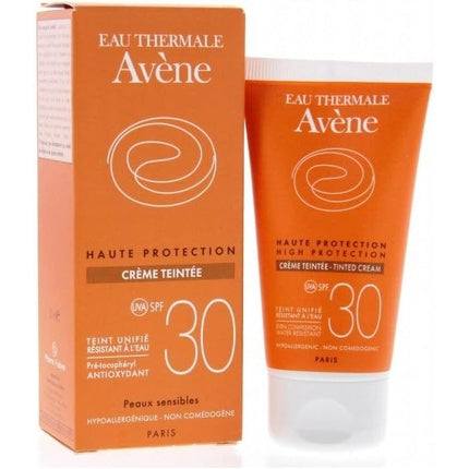Cremă Tintedă Protecție Solară Avène SPF30 50ml Portocaliu