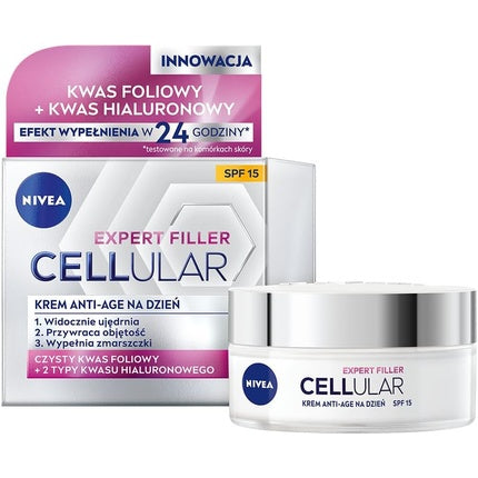 Crema antirid zi cu SPF 15, Nivea, Cellular Anti-Age, 50ml