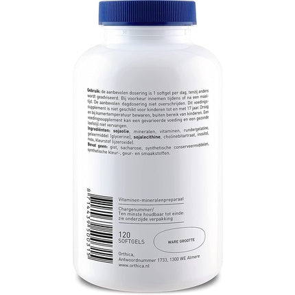 Vitamine, Orthica, Soft Multi, 120 capsule, alb