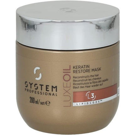Masca Par, Wella, Luxe Oil, 200 ml, maro