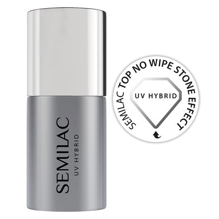 Gel UV, Semilac, No Wipe, efect piatră, 7ml
