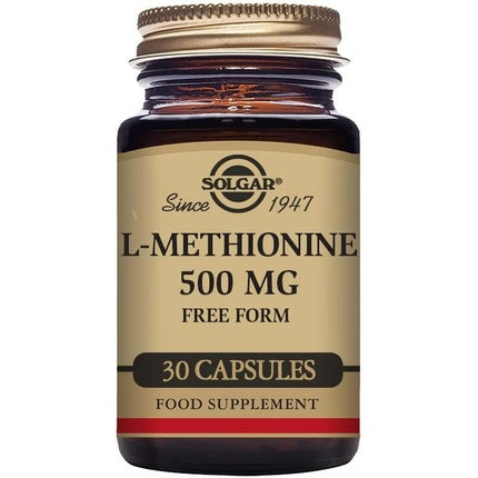 Capsule L-Methionine 500mg, Solgar, Vegane