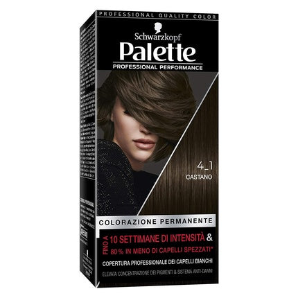 Vopsea de par, Schwarzkopf Palette Professional Performance, 4.1, 115ml