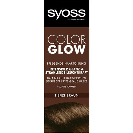 Vopsea Păr, Syoss, Color Glow, Maro Închis, 100ml