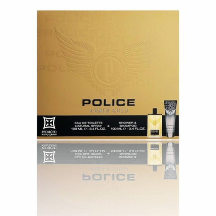 Set Cadou Parfum, Police, Amber Gold, 100 ml