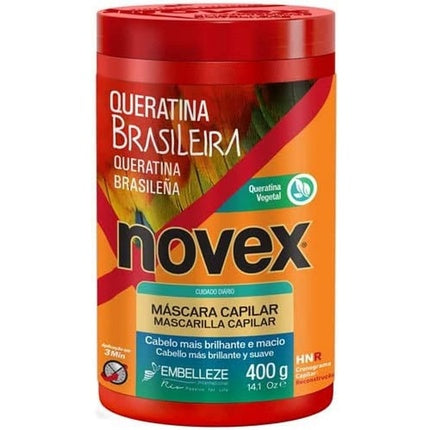 Mască de păr, Novex, Keratină braziliană, 400g