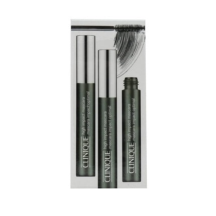 Set machiaj, Clinique, High Impact Mascara, 3 piese, negru