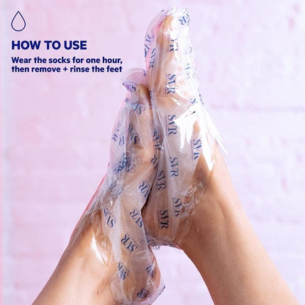 Sosete exfoliante, SVR, XERIAL, tratament bataturi si calcaie uscate, set 2