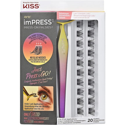 Gene false tip bandă, Kiss, imPRESS Falsies, negre
