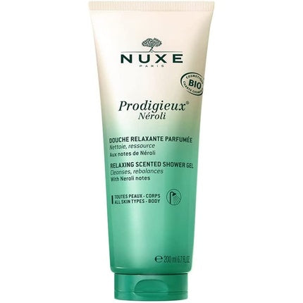 Gel de duș organic, NUXE Prodigieux, Neroli, 200ml