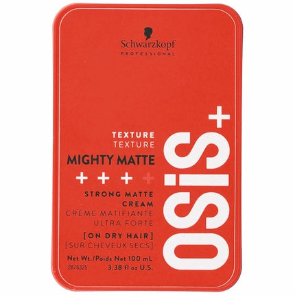 Crema de Styling Textura, Schwarzkopf Professional Osis+ Mighty Matte, 100ml