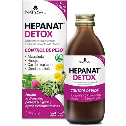 Sirop detoxifiere, Natysal Hepanat, 250 ml