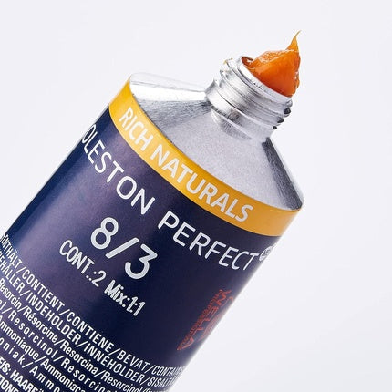 Vopsea de par permanenta, Wella, Koleston Perfect Me+ Rich Naturals 8/3 Blond Deschis Auriu