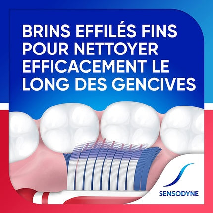 Perie de dinți, Sensodyne, Sensitivity & Gum Medium, alb