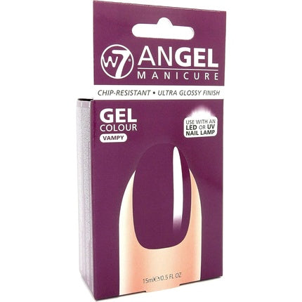 Gel unghii, W7, Angel Manicure, roșu închis
