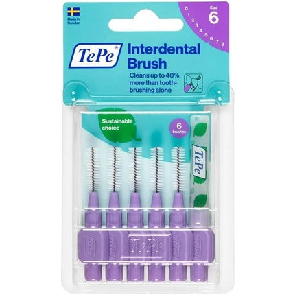 Periuțe interdentare, TePe, Set 1.1mm, mov