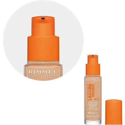 Fond de ten, Rimmel, Lasting Radiance SPF 25, porţelan