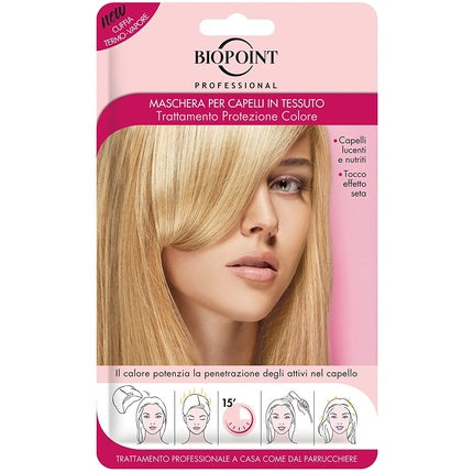 Mască păr Biopoint Profesional 35 ml, țesut, protecție culoare