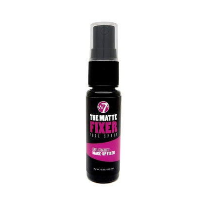 Spray Fixare Machiaj, W7, The Matte Fixer, 18ml, negru