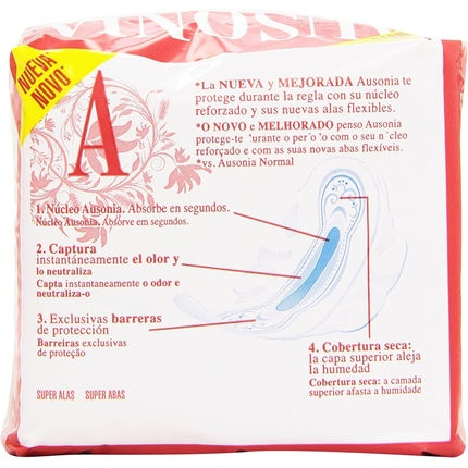 Măști de față comprimate, Ausonia, Super Wings, set 12 bucăți