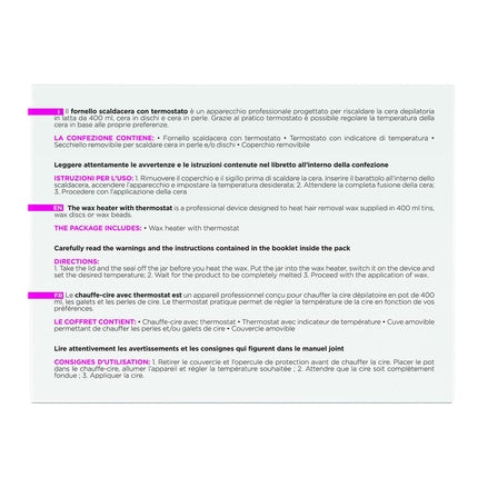 Încălzitor ceară, Naturaverde PRO, termostat, alb