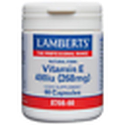 Vitamine E, Lamberts, 400iu, 60 capsule