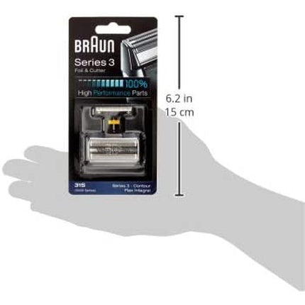 Lamă de bărbierit, Braun, Series 3, argintiu