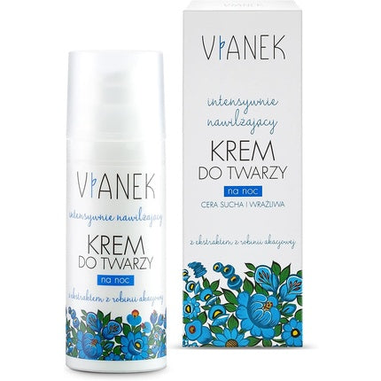 Cremă de noapte, Vianek, hidratare intensă, 50ml