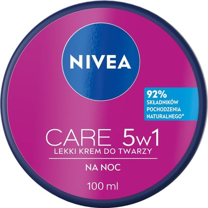Crema regeneranta zi si noapte, Nivea, 24H hidratare, 50 ml