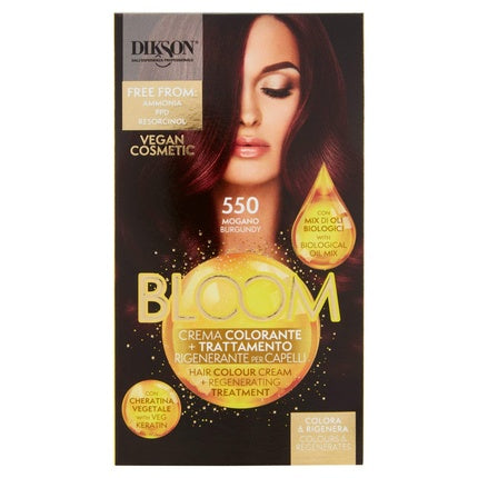 Vopsea de păr, Dikson, Bloom 550, mahon