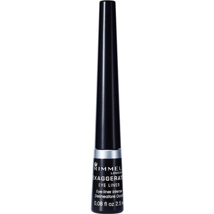 Eyeliner lichid, Rimmel, Exaggerate, Negru, 2.5ml
