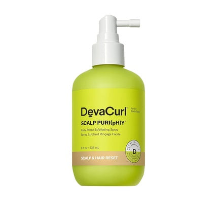 Spray exfoliant Devacurl Scalp Purifying, 230 ml, verde