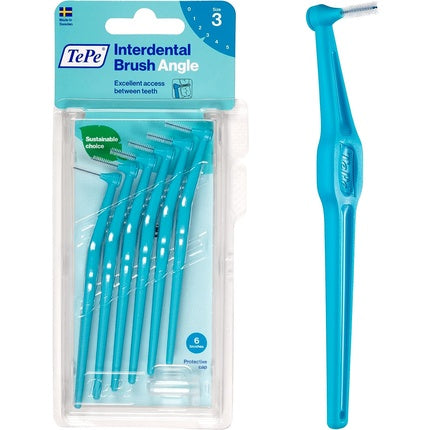 Periute Interdentare, TePe, Angle Blue, 0.6mm, Set 6 buc
