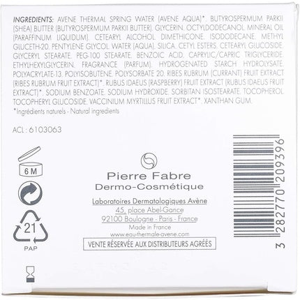 Cremă nutritivă Avène Eau Thermale, revitalizantă, 50ml