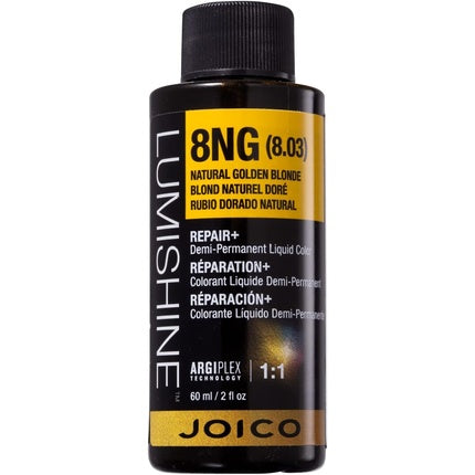 Vopsea de păr, Joico, Lumishine 8NG, blond auriu natural