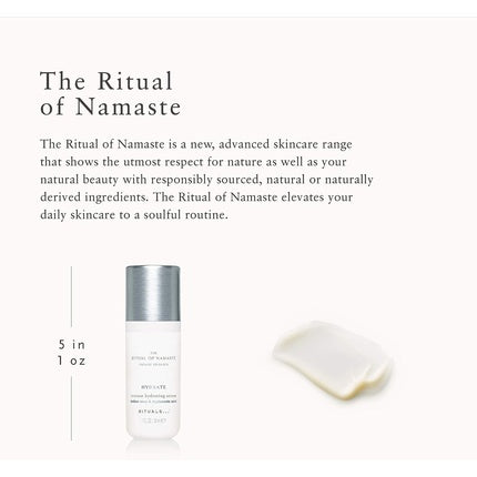 Ser hidratant, Rituals, Namasté, 30ml, alb