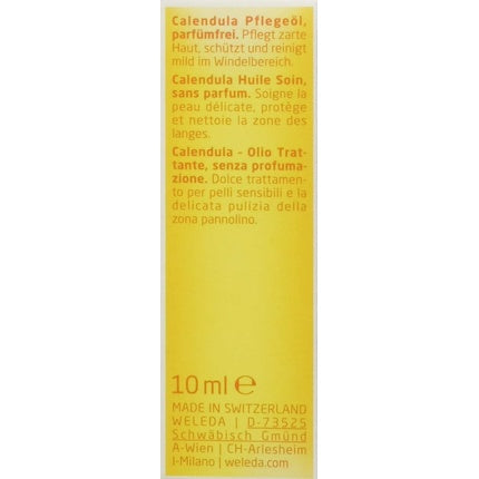 Ulei Corporal, Weleda, Calendula, Fără Parfum, 10ml