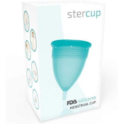 Cupă menstruală Stercup, silicon, turcoaz