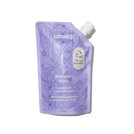 Șampon Amika Bust Your Brass, reparator, mov