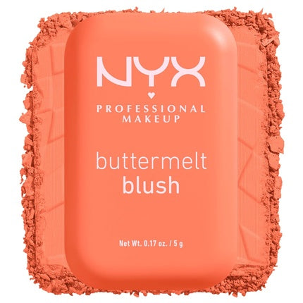 Blush NYX Buttermelt, portocaliu, pudră