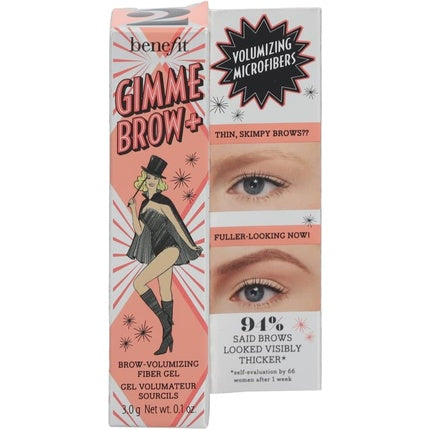 Gel pentru sprâncene, Benefit, Gimme Brow+, brun