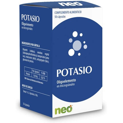 Supliment alimentar Neo, potasiu, microgranule, 50 capsule